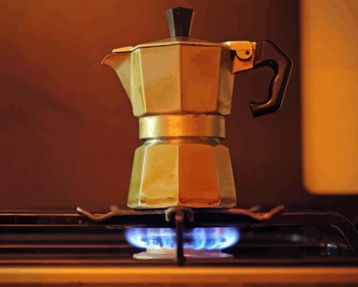 Moka Pot Diamond Painting