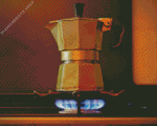 Moka Pot Diamond Painting