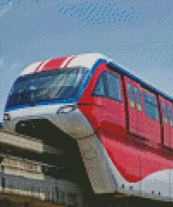 Monorail Train Diamond Painting