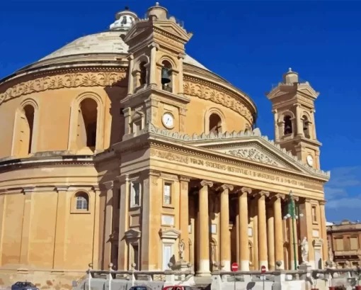 Mosta Dome Malta Diamond Painting