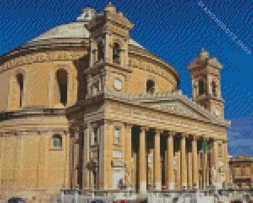 Mosta Dome Malta Diamond Painting