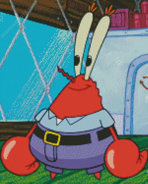 Mr Krabs Diamond Painting