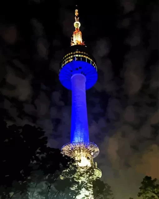 Namsan Tower Diamond Painting