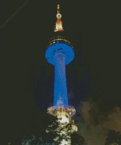 Namsan Tower Diamond Painting