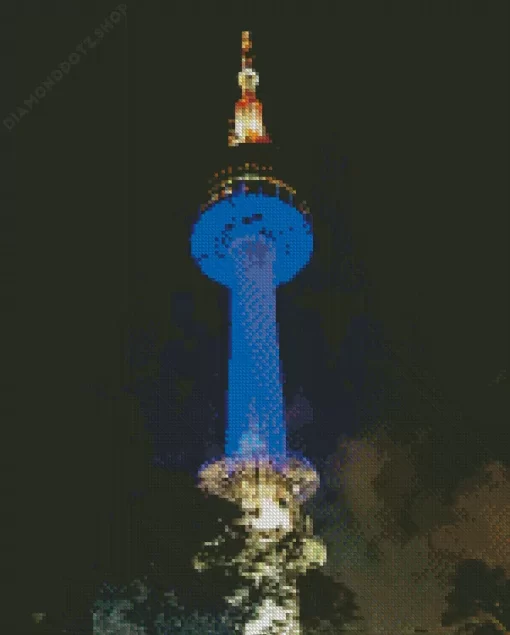 Namsan Tower Diamond Painting