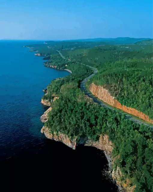 North Shore Minnesota Lake Superior Diamond Painting