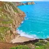 Porthcurno Beach Diamond Painting