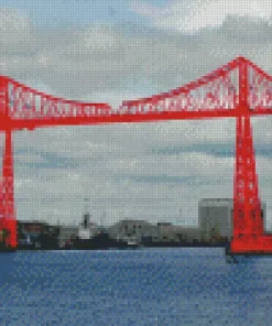 Red Transporter Bridge Diamond Painting