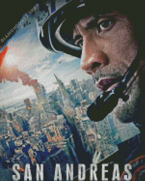 San Andreas Poster Diamond Painting