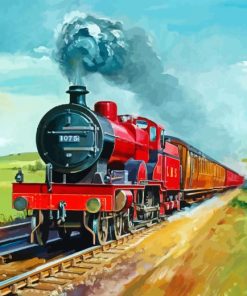 Scotland Train Diamond Painting