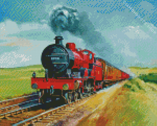 Scotland Train Diamond Painting