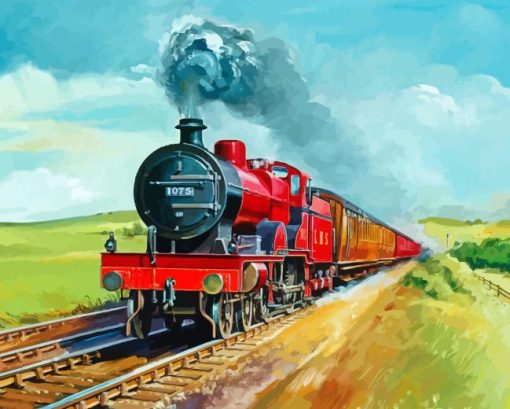 Scotland Train Diamond Painting