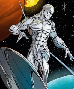 Silver Surfer Diamond Painting