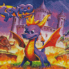 Spyro Reignited Game Diamond Painting