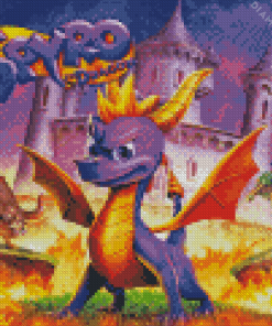 Spyro Reignited Game Diamond Painting