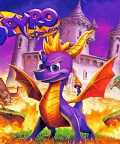 Spyro Reignited Game Diamond Painting