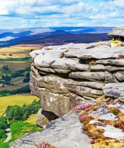 Stanage Edge Peak District Diamond Painting