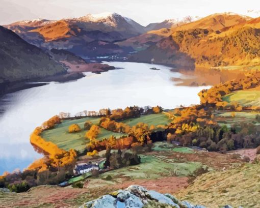 Ullswater Landscape Diamond Painting