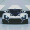 White Zenvo TSR Diamond Painting