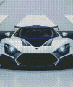 White Zenvo TSR Diamond Painting