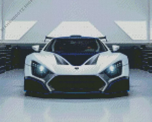 White Zenvo TSR Diamond Painting