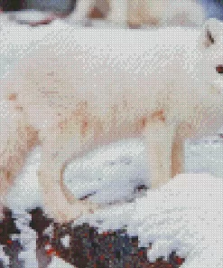 Winter Fox Diamond Painting