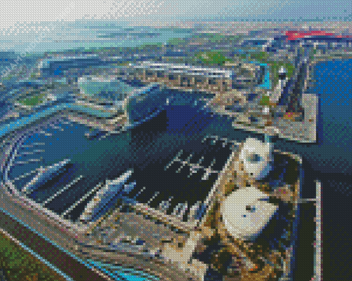 Yas Marina Diamond Painting