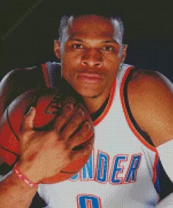 Basketball Player Russell Westbrook Diamond Painting