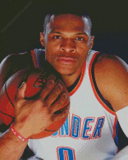 Basketball Player Russell Westbrook Diamond Painting