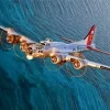 B17 Aluminum Overcast Aircraft Diamond Painting