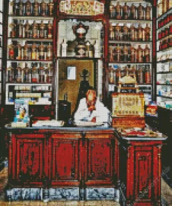 Retro Pharmacy Diamond Painting