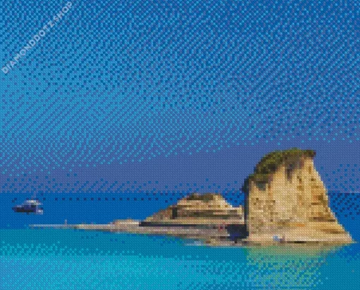 Sidari Apotripiti Beach Diamond Painting