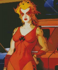 Thundercats Cheetara Warrior Diamond Painting