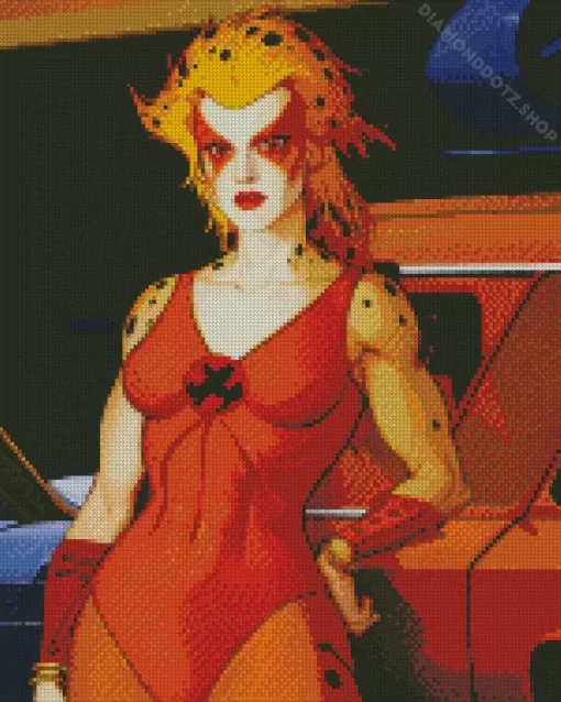 Thundercats Cheetara Warrior Diamond Painting