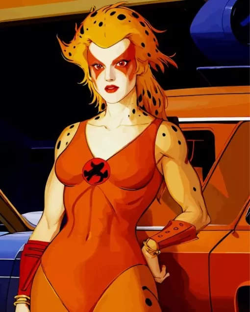 Thundercats Cheetara Warrior Diamond Painting