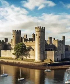 Caernarfon Castle Diamond Painting