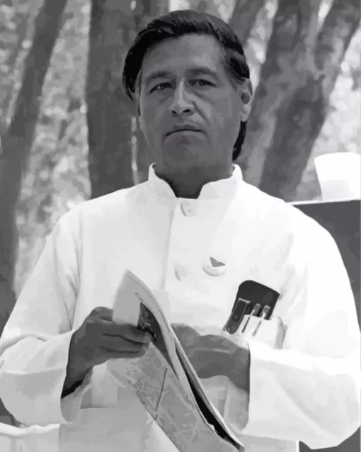 Cesar Chavez Diamond Painting