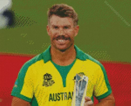 David Warner Diamond Painting