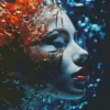 Woman Underwater Diamond Painting