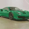 2020 Green Ferrari 488 Diamond Painting