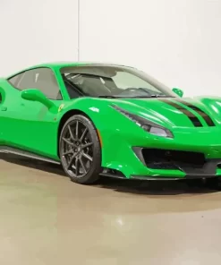 2020 Green Ferrari 488 Diamond Painting