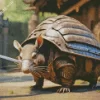 Armadillo Samurai Diamond Painting