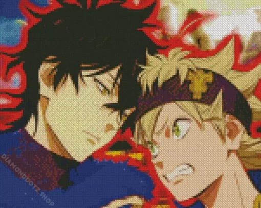 Asta And Yuno Diamond Painting