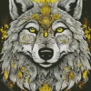 Aboriginal Wolf Diamond Painting