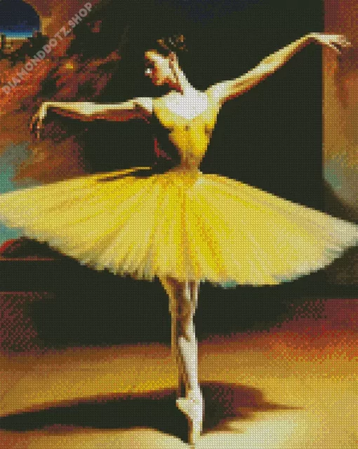 Abstract Ballerina Diamond Painting