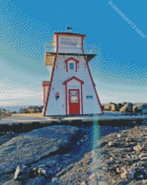 Arisaig Lighthouse Diamond Painting