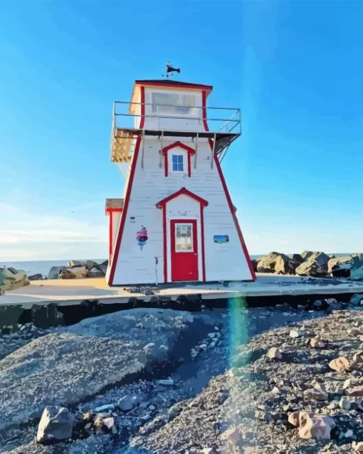 Arisaig Lighthouse Diamond Painting