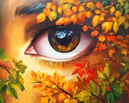 Autumn Eye Diamond Painting