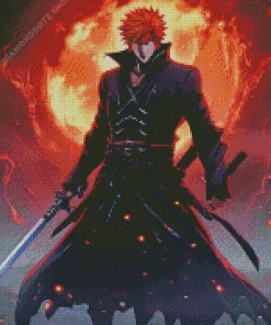 Bleach Anime Ichigo Kurosaki Diamond Painting