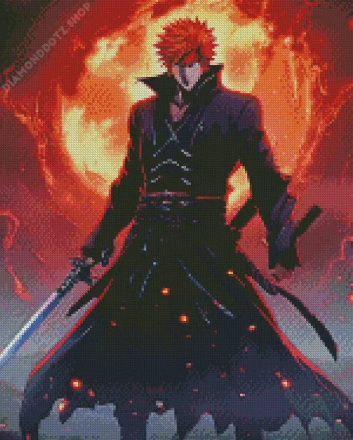 Bleach Anime Ichigo Kurosaki Diamond Painting